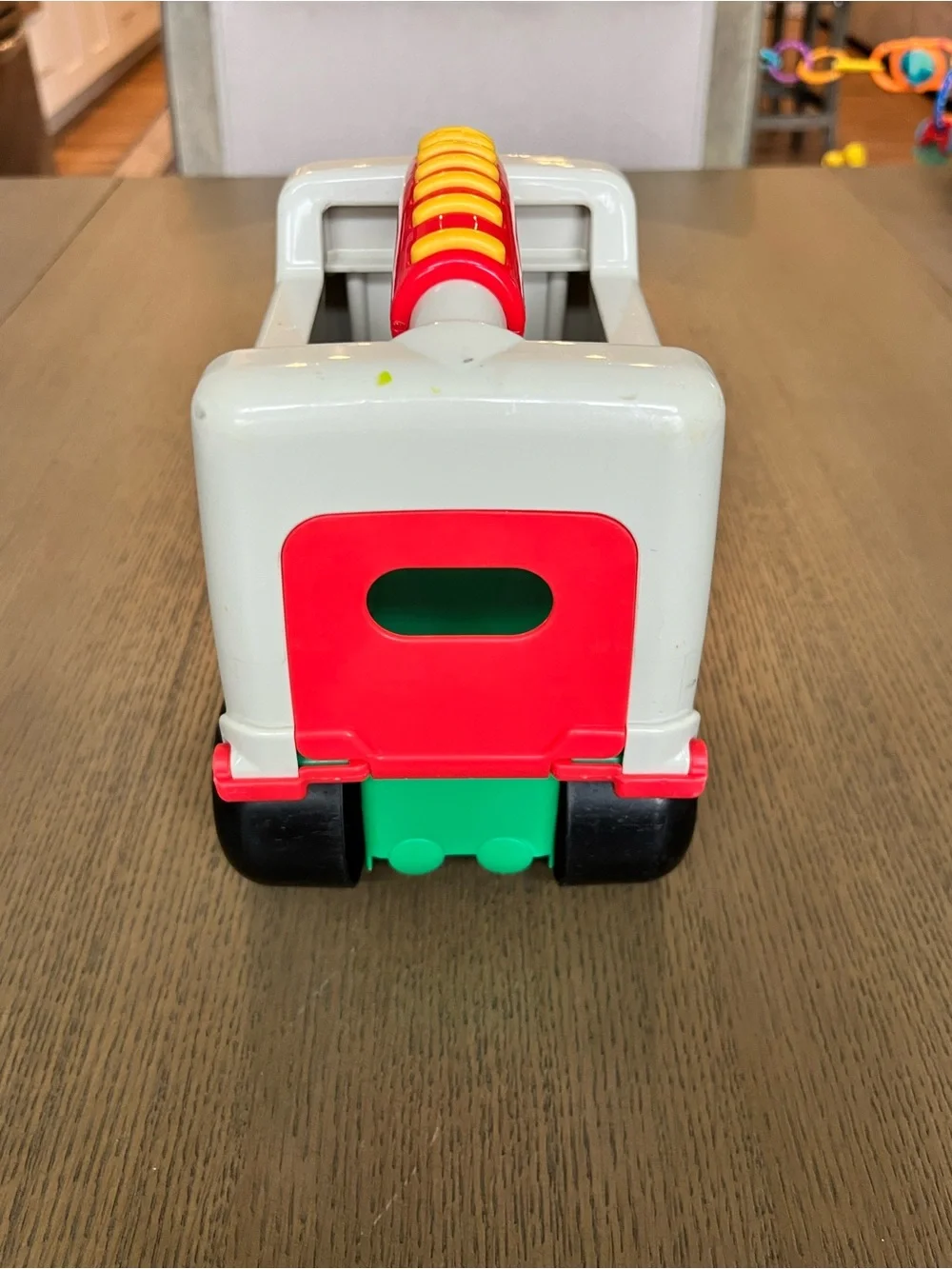 Vintage Little Tikes Blue & White Handle Haulers Moving Co. Toy Truck